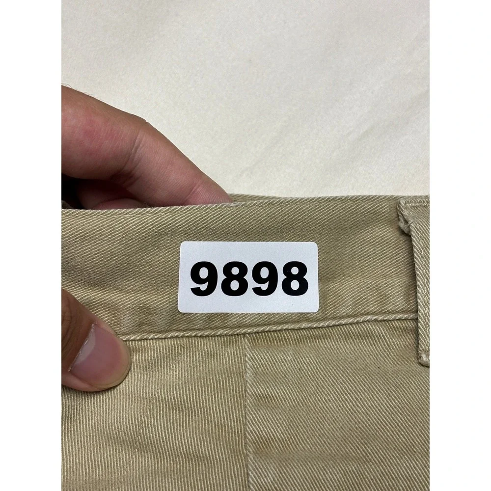 Vintage 90s  Polo Ralph Lauren Chino Pants 38x30 Khaki Pleated Made in USA